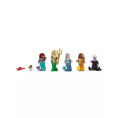 (КИЗ) Конструктор Lepin 68009 Принцессы Королевская ракушка Русалочки, 1808 дет., 58х43х10 см