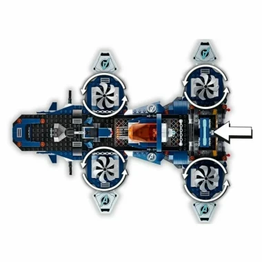 Конструктор Bela 11559 Super Heroes Мстители Геликарриер, 1286 дет., в коробке 50х39х10 см