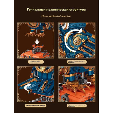 (КИЗ) Конструктор Jie Star JJ9171 Сова механическая, 3210 дет., 34X45X13