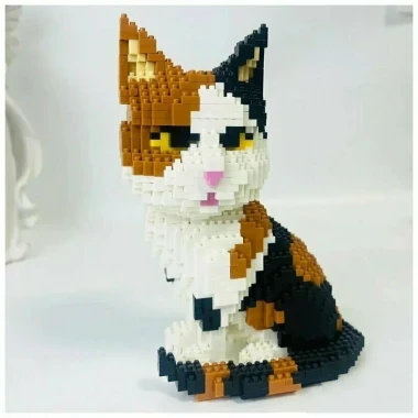 (КИЗ) Конструктор Balody 16036 Кошка, 1300 дет., 16.5х18х8