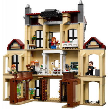 Конструктор Lepin 6099 Парк Юрского периода Нападение Индораптора, 1019 дет., 49х9х38 см