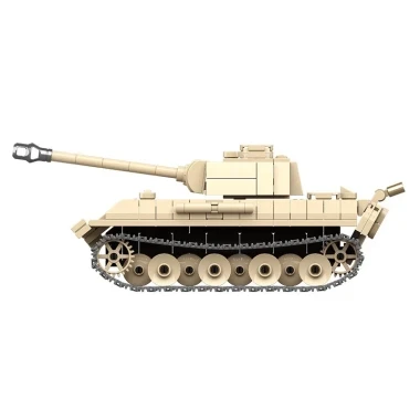 Конструктор Quan Guan 100245 Военная техника Немецкий танк Leopard, 472 дет., 38x26x5.5 см