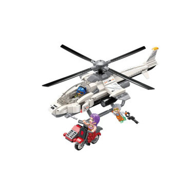 Конструктор Qman C3211 Вертолет штурмовой, 352 дет., 37х27х6 см