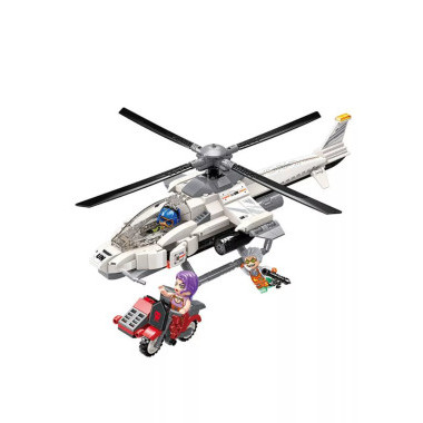 Конструктор Qman C3211 Вертолет штурмовой, 352 дет., 37х27х6 см