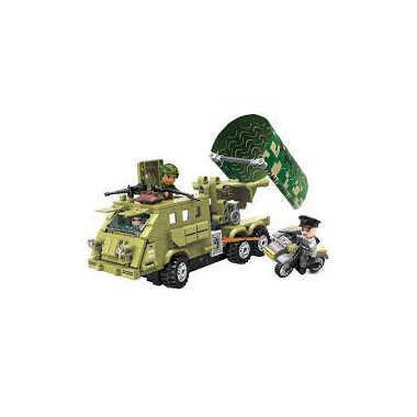 Конструктор Qman 21012 Бронированная машина для борьбы с засадами, 388 дет.