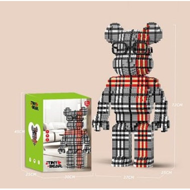Конструктор 3D Bblock 10965 Tiny Bear Мишка в очках с потайным ящиком и с подсветкой, 4322 дет., 30х45х25