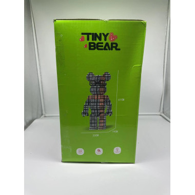 Конструктор 3D Bblock 10965 Tiny Bear Мишка в очках с потайным ящиком и с подсветкой, 4322 дет., 30х45х25