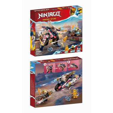 Конструктор Lepin 11092 Ниндзяго Байк-трансформер Соры, 384 дет.