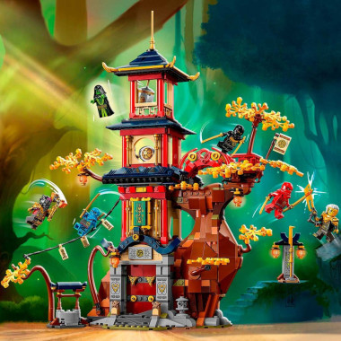 Конструктор Lepin 70085 Ниндзяго Храм энергетических ядер дракона, 1049 дет.