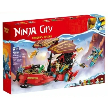 Kонструктор Lepin 70087 Ниндзяго Летающий корабль-дирижабль Дар судьбы, 1749 дет.