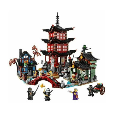 Конструктор Lepin R8038 Ниндзяго Храм Аэроджитцу, 2150 дет.
