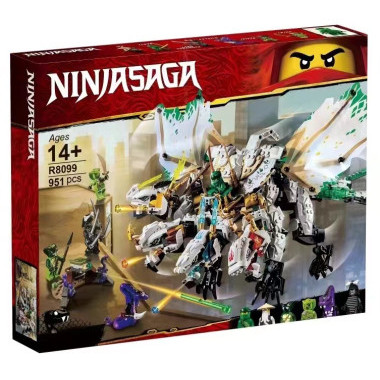 Конструктор Lepin R8099 Ниндзяго Ультра дракон, 951 дет