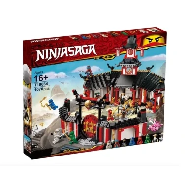Конструктор Lepin T19064 Ниндзяго Храм Кружитцу 1070 дет.