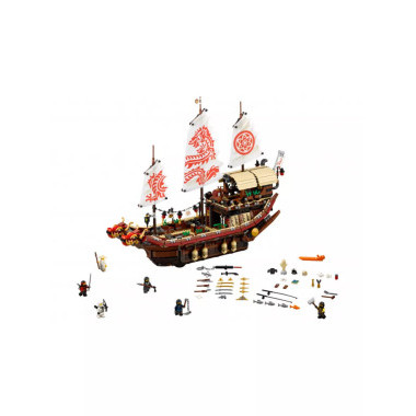 (КИЗ) Конструктор Lepin T1515 Ниндзя Летающий корабль Мастера Ву, 2338 дет.