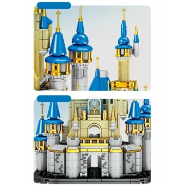 Конструктор KAZI 98725 Замок Дисней, 513 деталей, 47х35х7 см