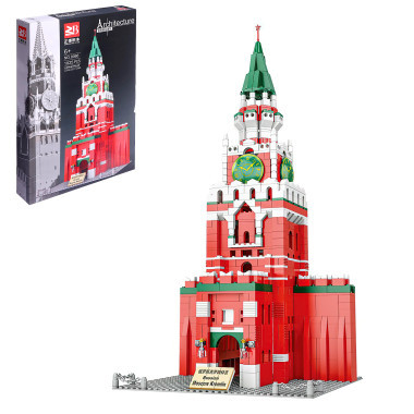 Конструктор ZB 8066 Архитектура Спасская башня Московского Кремля, 1025 дет.