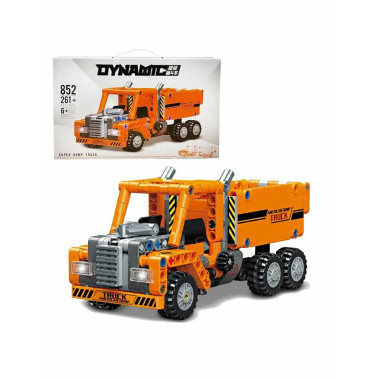 Конструктор Dynamic 852 Строительная техника  Самосвал, 261 дет.