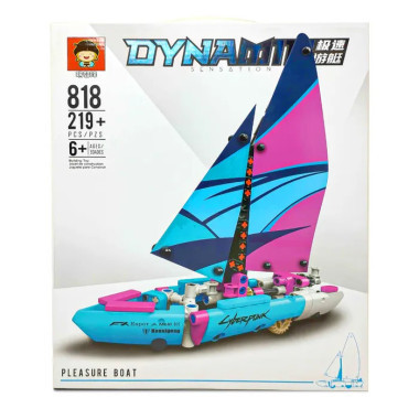 Конструктор Dynamic 818 Парусник, 219 дет.