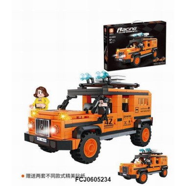 Конструктор Forange Block FC1622 Машинка внедорожник Square Orange Large G, 343 дет.