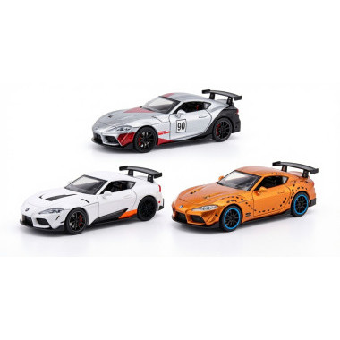 Металлическая машина Toyota Supra 1:32 звук, свет 12 шт. в д/б