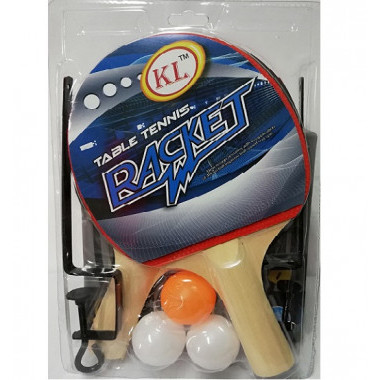 Настольный теннис набор 2 ракетки, сетка и мячи.