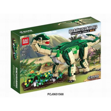 Конструктор Gao Misi T3021 Динозавры "Динозавр" 582 дет.