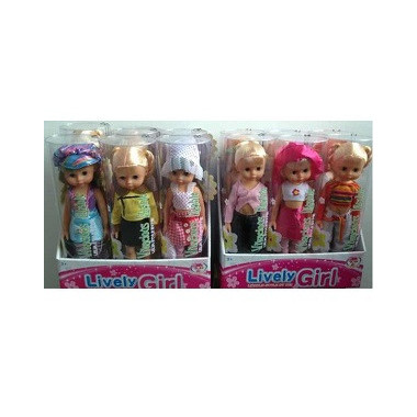 Куклы в Тубе 32см набор из 6 шт. 2 вида в коробке
