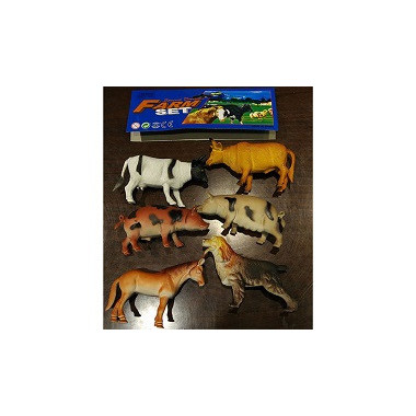 Набор фигурок животных "Домашние животные", 6 шт набор в пакете