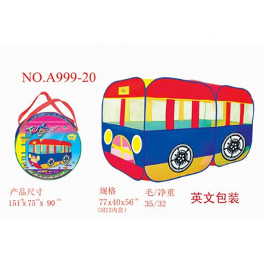 Палатка детская "Автобус" в сумке размер 151х75х90 см