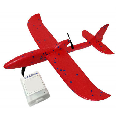 Метательный самолет планер с USB зарядкой и пропеллером 37см