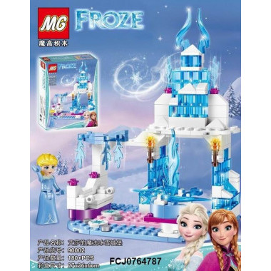 Конструктор MG 90002 Принцессы "Волшебный Ледяной Замок Эльзы" 180 дет. 36x27x6 см