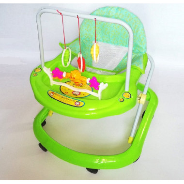 Ходунки детские с игровыми подвесками 8 колес (3 цвета)
