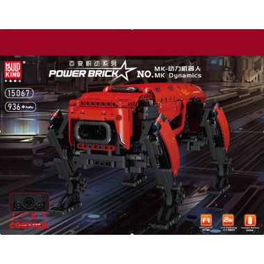 Конструктор Mould King 15067 Робот "Красный робот MK Dynamics" на р/у 936 дет.