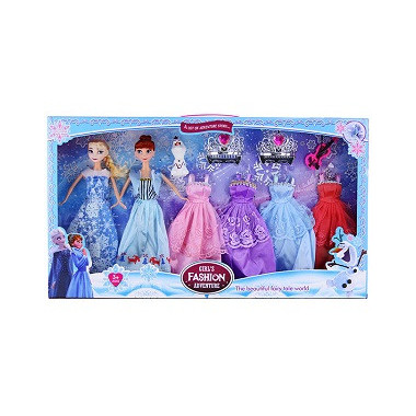 Набор "Frozen" 2 куклы с нарядами в коробке 62х7х35 см