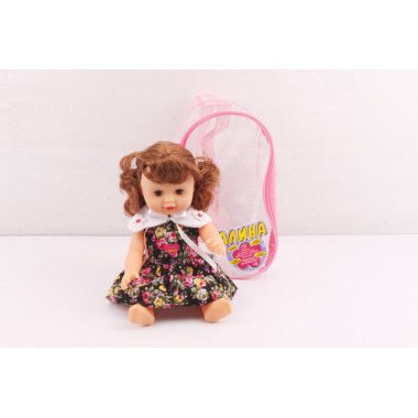 Кукла Play smart Алина в платье озвучена, в рюкзачке 23 см