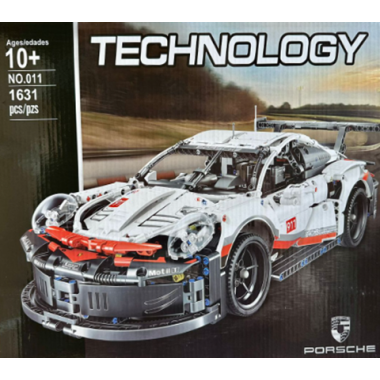 Конструктор Lepin 011 Техника "Порш 911 RSR" 1631 дет.