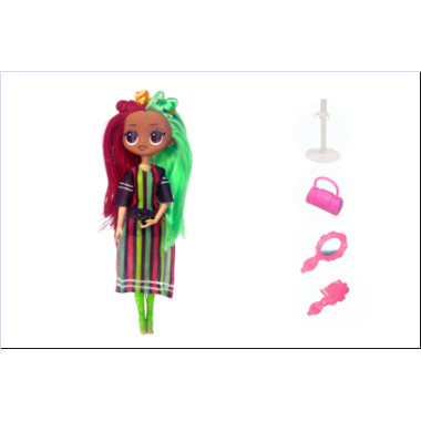 Кукла OMG на шарнирах 25 см в наборе 7 аксессуаров