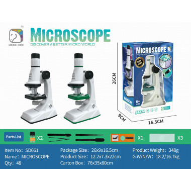 Микроскоп игрушечный 26*9*16.5